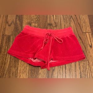Red Hard Tail Terrycloth Shorts Juniors XS